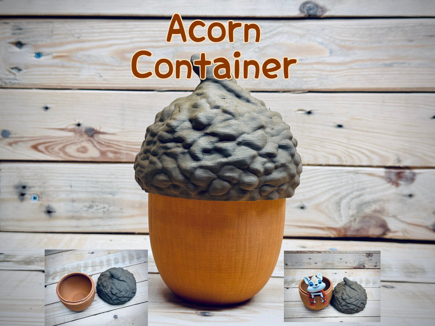 The Squirrel's Nightmare Acorn Container