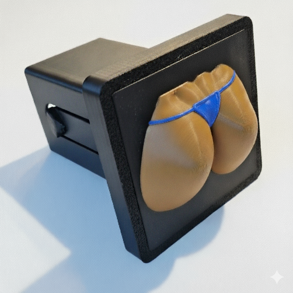 The Rear View You Can't Ignore Hitch Cover 2