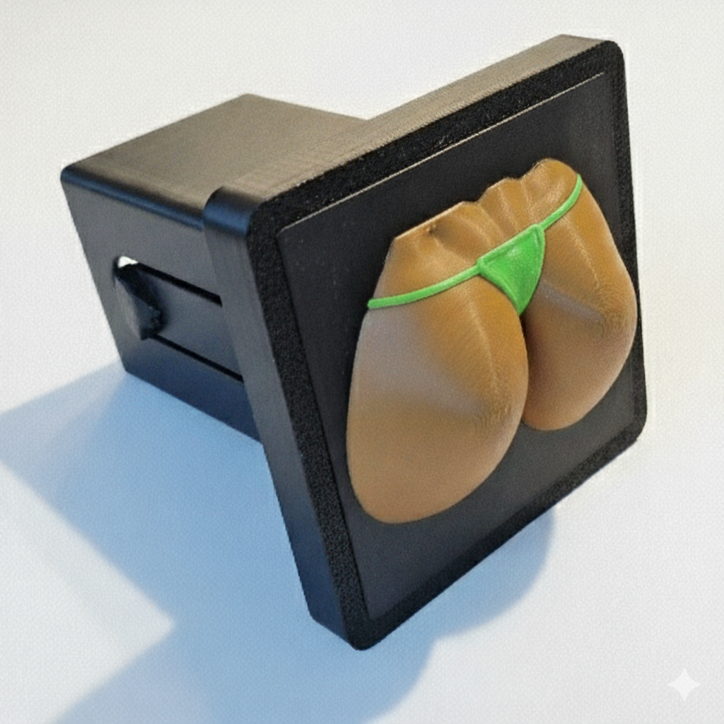 The Rear View You Can't Ignore Hitch Cover 2