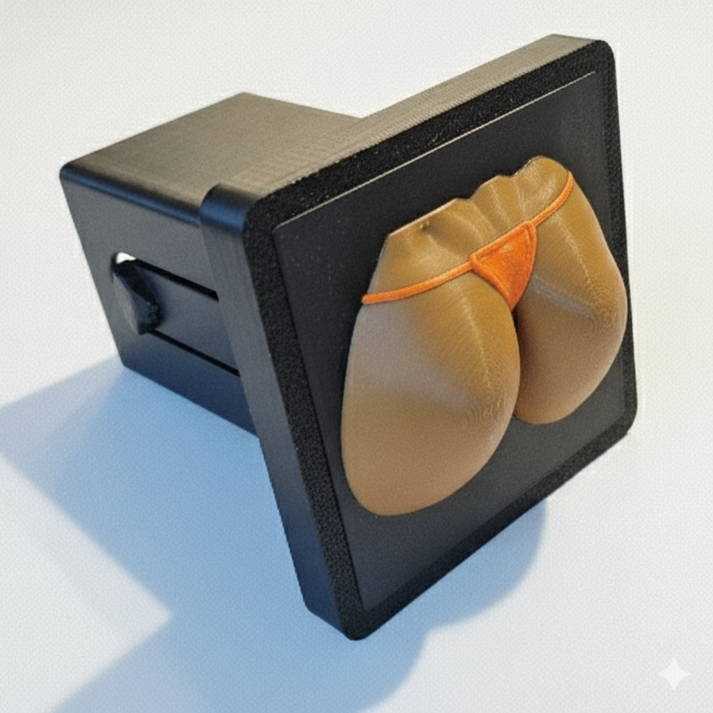 The Rear View You Can't Ignore Hitch Cover 2