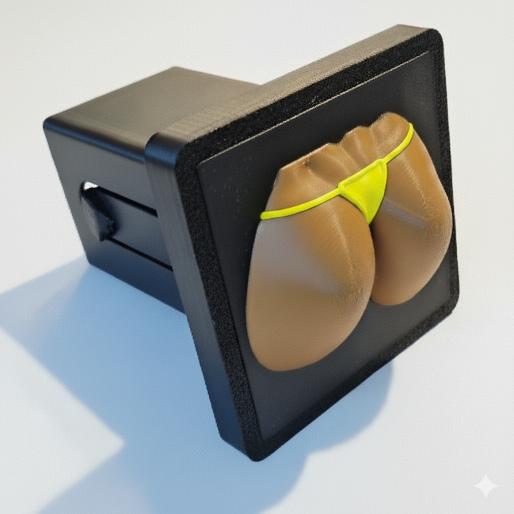 The Rear View You Can't Ignore Hitch Cover 2