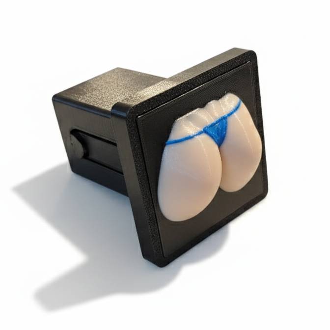 The Rear View You Can't Ignore Hitch Cover