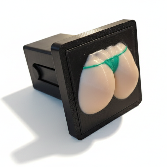 The Rear View You Can't Ignore Hitch Cover