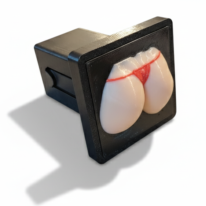 The Rear View You Can't Ignore Hitch Cover