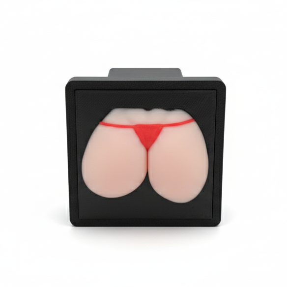 The Rear View You Can't Ignore Hitch Cover