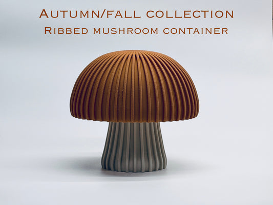 Ribbed Mushroom Container